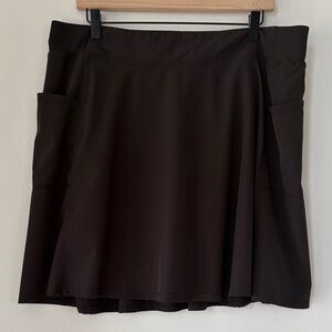 32 Degrees Black Athletic Skort with Side Pockets